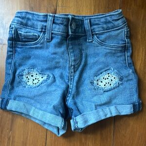 Jumping Beans lace Jean shorts